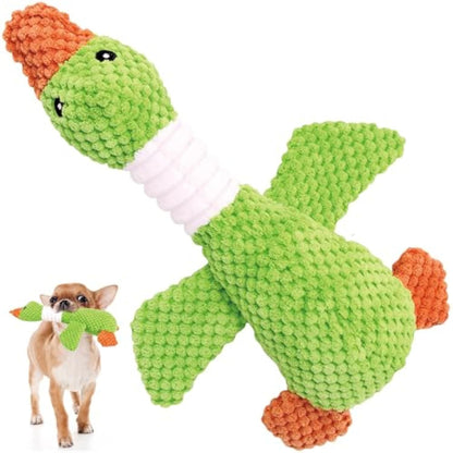 Durable Squeaky Duck Plush Dog Toy – Soft Chew Toy for Large & Small Dogs