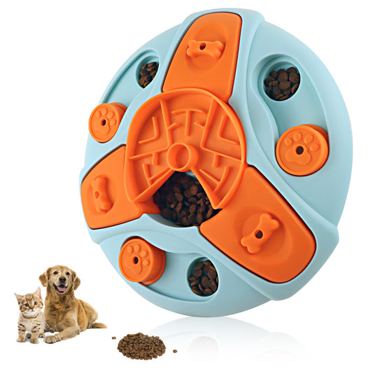 Dog Puzzle Toys Slow Feeder Interactive Increase Puppy IQ Food Dispenser Slowly Eating NonSlip Bowl Reduce Destructive Behaviors