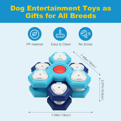 Dog Puzzle Toys Interactive Treat Dispensing Pet Slow Feeder For Small Large Dogs Puppy Enrichment IQ Training Dog Treat Puzzle