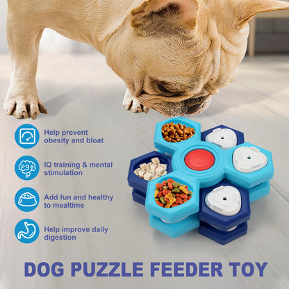 Dog Puzzle Toys Interactive Treat Dispensing Pet Slow Feeder For Small Large Dogs Puppy Enrichment IQ Training Dog Treat Puzzle